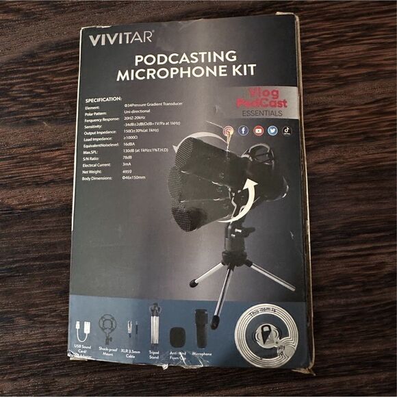 Vivitar Podcasting Microphone Kit - Picture 8 of 11